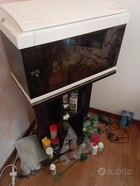 acquario 50 litri più accessori 