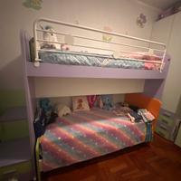 Cameretta ragazzi con letto a castello
