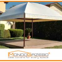 Sun Plus gazebo fisso acciaio telo PVC varie misur