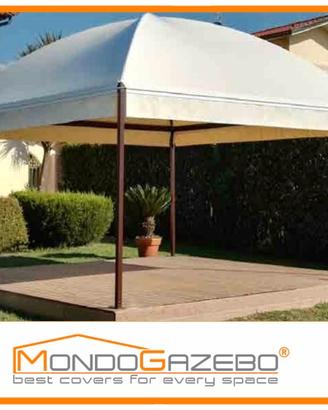 Sun Plus gazebo fisso acciaio telo PVC varie misur