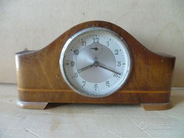 Sveglia orologio legno Junghans Italia anni 50