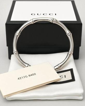 Gucci argento 925 con scatola garanzia e bag