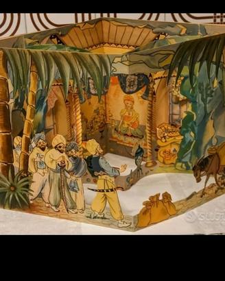 Libro tridimensione Alí Babà anni 50 vintage raro