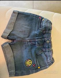 Pantaloncino bambina smile