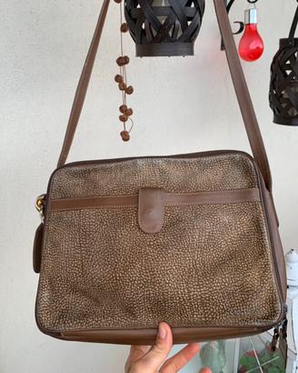 Borsa Borbonese tapiro scamosciato vintage
