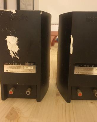Amplificatore con 2 casse..