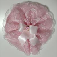 Fiocco rosa per nascita neanata