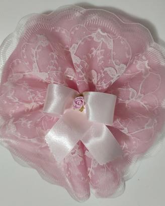 Fiocco rosa per nascita neanata