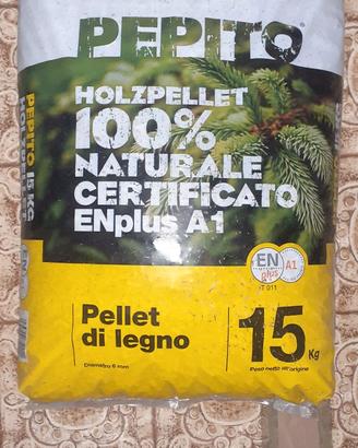 Pellet in legno da 15kg