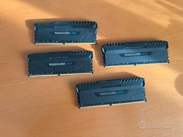 MEMORIE RAM VENGEANCE LED CORSAIR DDR4 64 GB