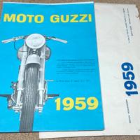 Moto Guzzi Calendario anni 50 vintage 1959