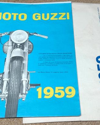 Moto Guzzi Calendario anni 50 vintage 1959