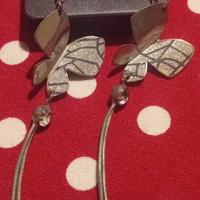 Orecchini Motivi farfalla.