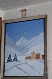 quadro amatoriale, Paesaggio con neve