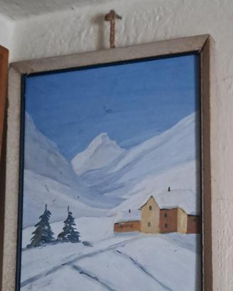 quadro amatoriale, Paesaggio con neve