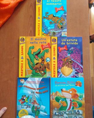 Libri Scooby-Doo e Geronimo Stilton 
