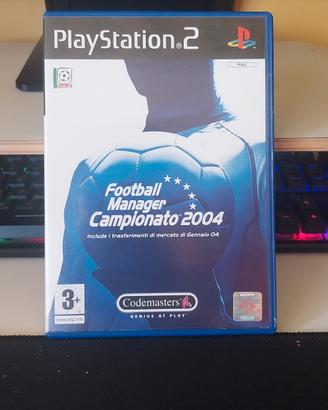 Football Manager Campionato 2004 Ps2 gioco