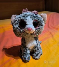 Ty Beanie Boo Kiki -gatto grigio - 20 cm