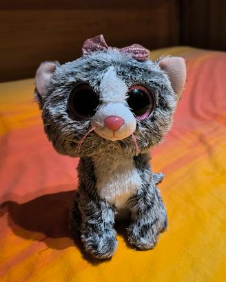 Ty Beanie Boo Kiki -gatto grigio - 20 cm