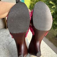 Zoccoli estivi fucsia Benetton nr. 37