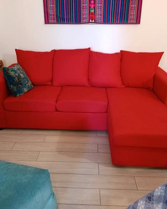 Zona giorno moderna - rosso
