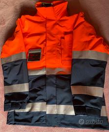 Giaccone da lavoro Gore-Tex arancione + corpetto