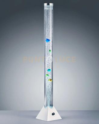 lampada con pesci 🐟 tropicali  alta 130cm