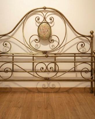 letto originale in ferro battuto 