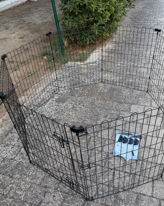 Recinto cancello recinzione per animali in metallo