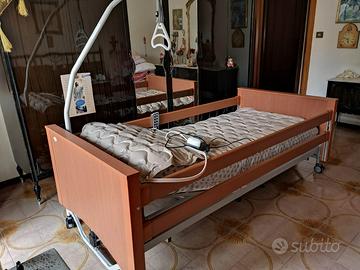 LETTO ELETTRICO CON MATERASSO ANTIDECUBITO NUOVI 