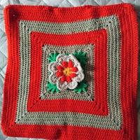 Copri cuscino ad uncinetto