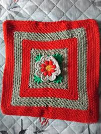 Copri cuscino ad uncinetto