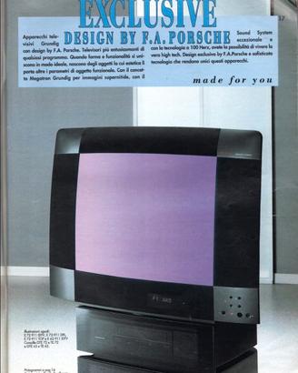 TV GRUNDIG E 72 – 911 TOP BY F.A. PORSCHE