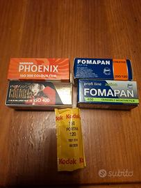 5 pellicole 120 nuove