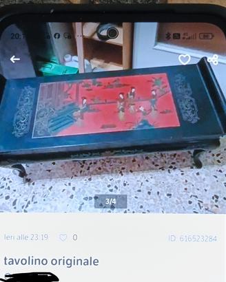 tavolino da salotto cinese originale