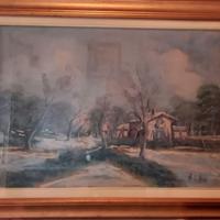 QUADRO PAESAGGIO INVERNALE - ARTISTA APPENNINI