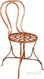 Sedie da Giardino Vintage in Ferro Battuto | Fasci