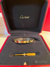 Bracciale Cartier Love oro giallo  medio misura 16