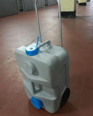 Tanica carrello scarico acque camper-caravan