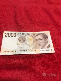 Banconote di 2000 lire Marconi e Galileo