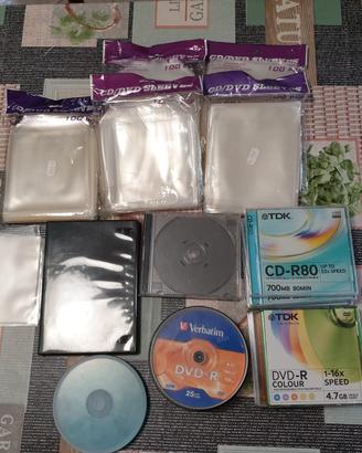 CD-R, CD-RW,  DVD-R, CUSTODIE CD-DVD,  IN BLOCCO
