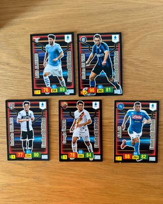 Lotto di Carte Limited Edition Panini Adrenalyn XL