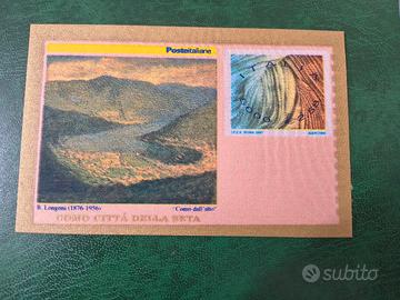 VARIETÀ Francobollo-busta in seta