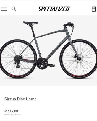 bici Specialized sirrus 