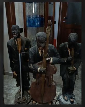 Statue decorative vintage in resina