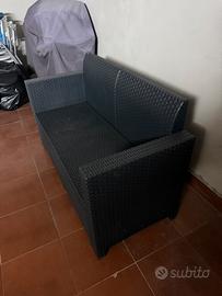 Divanetto rattan