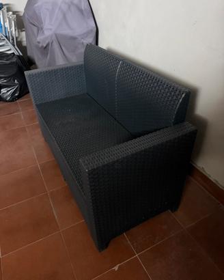 Divanetto rattan