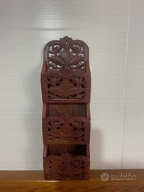 Porta documenti in legno