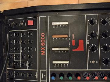 cibes mx6000 mixer analogico da studio 