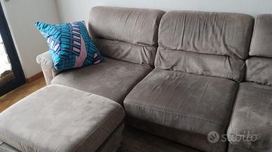 Divano letto matrimoniale Poltrone & Sofà con puff